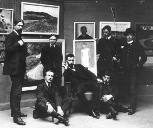Från De ungas utställning 1909